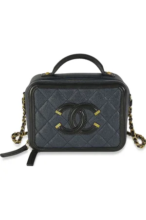 CHANEL Bolsa de mano CC Filigree pequeña 2018-2019