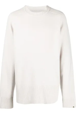 EXTREME CASHMERE Suéter de cachemira con ribete de canalé