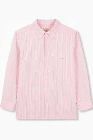 MAN ON THE BOON. Camisa con rayas estampadas