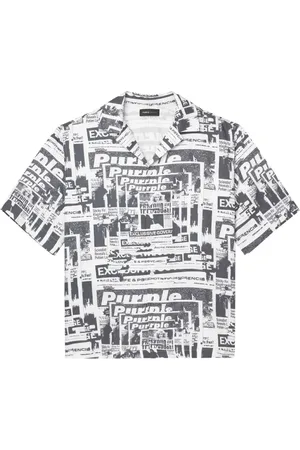 Purple Brand Camisa de lyocell