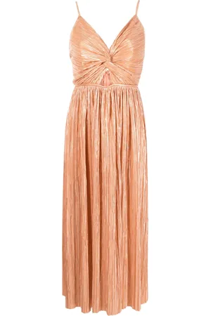 Sabina Musayev Vestido midi con diseño plisado