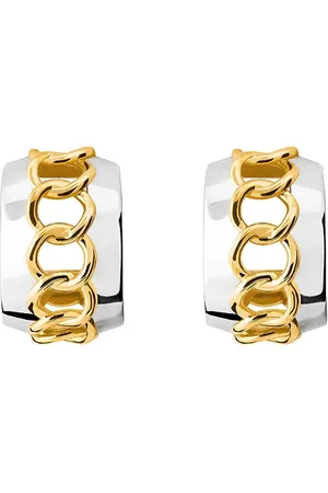 TANE México 1942 Aretes Cozy en oro vermeil amarillo de 23kt y plata de ley