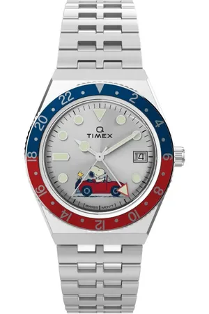 Timex Reloj Q de 38mm de x Peanuts