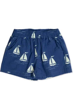 Mini Rodini Shorts con barcos estampados