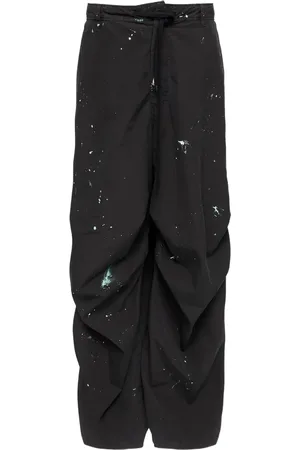 Maison Margiela Pantalones con estampado de salpicaduras de pintura