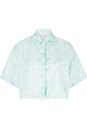 Moncler Camisa corta con logo estampado