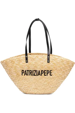 Patrizia Pepe Tote con logo bordado