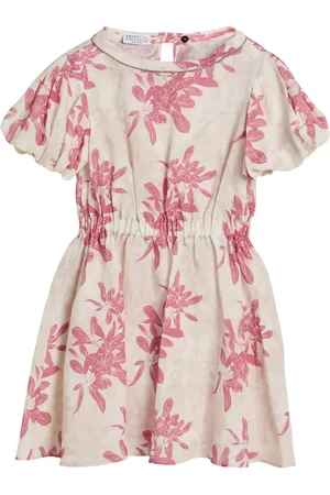 Brunello Cucinelli Vestido con estampado floral
