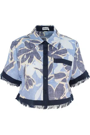 Simkhai Camisa con estampado floral