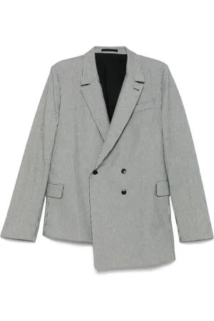 Random Identities Blazer con motivo de rayas