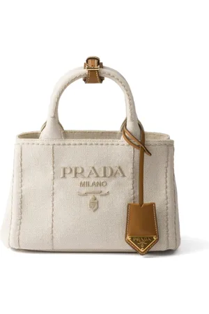 Prada Tote con logo bordado mini