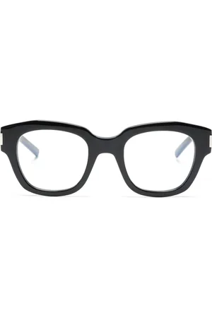 Saint Laurent Lentes con armazón cuadrada y logo grabado