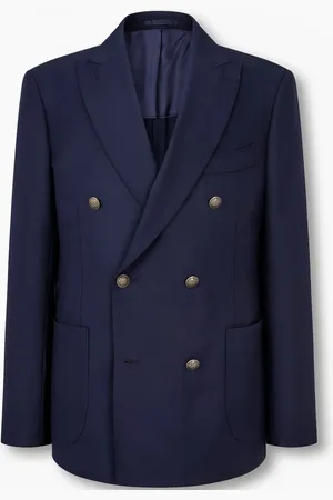 MAN ON THE BOON. Blazer con doble botonadura