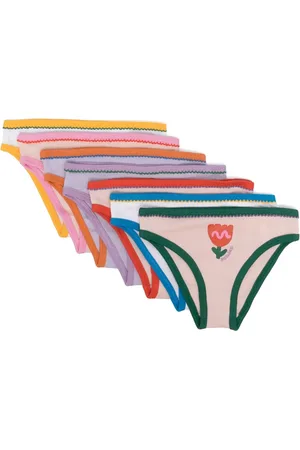 Stella McCartney Pack de siete piezas de ropa interior con estampado gráfico