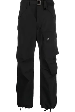 SACAI Pantalones cargo con diseño recto