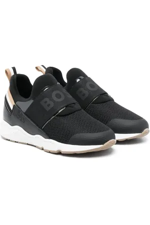 HUGO BOSS Tenis slip-on con logo estampado
