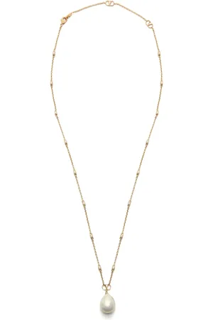 VALENTINO GARAVANI Collar de cadena con dije de perla