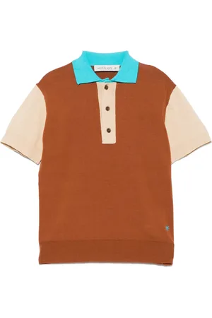 Manuel Ritz Playera tipo polo con diseño color block
