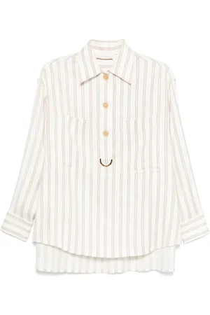 ZIMMERMANN Blusa con rayas estampadas
