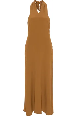 FEDERICA TOSI Vestido midi de crepé de China