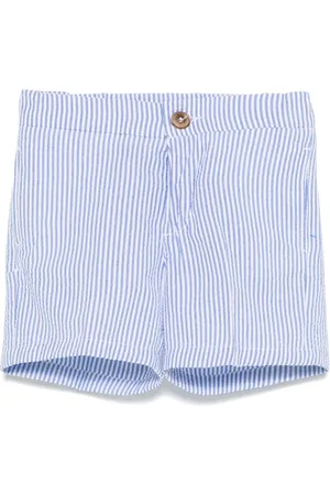 Manuel Ritz Shorts con motivo de rayas