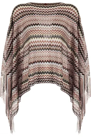 Missoni Capa con motivo en zigzag