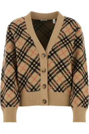 Burberry Cárdigan de cachemira con motivo de cuadros