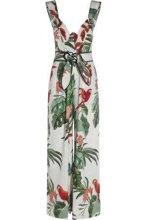 Farm Rio Jumpsuit con estampado tropical