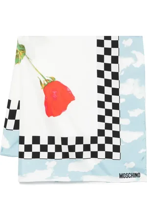 Moschino Mascada con estampado de rosas