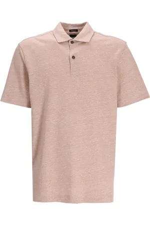 HUGO BOSS Playera tipo polo con efecto melange