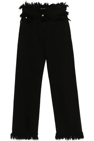 Salvatore Ferragamo Jeans con detalle de flecos