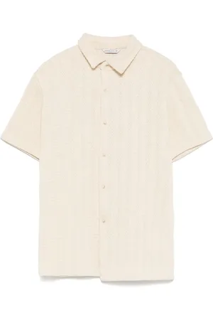 Manuel Ritz Playera tipo polo texturizada