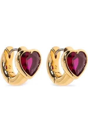 Kate Spade Arracadas con motivos de corazón