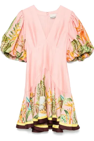 ALÉMAIS Vestido corto Papaya