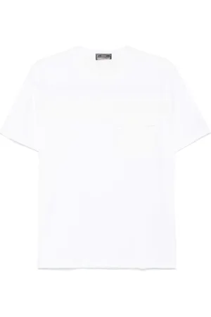HERNO Playera con logo en relieve