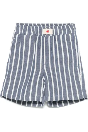 Manuel Ritz Shorts con motivo de rayas