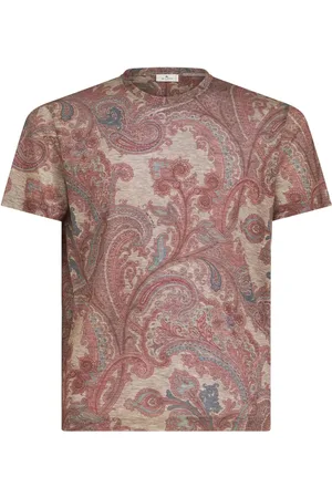 Etro Playera con estampado de cachemira