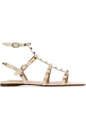 VALENTINO GARAVANI Rockstud caged flat sandals
