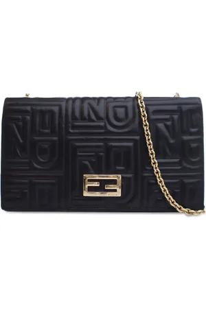 Fendi Bolsa crossbody Calfskin Baguette Continental Wallet On Chain 2010-2024