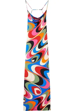 Puccini Vestido corto con estampado Onde