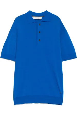 Manuel Ritz Playera tipo polo tejida