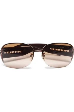 Céline Lentes de sol con placa del logo 1990