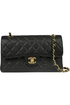 CHANEL Bolsa de hombro Classic Double Flap pequeña 2002