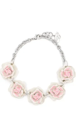 BLUMARINE Collar con detalle floral