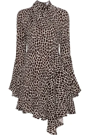 Msgm Vestido con estampado abstracto