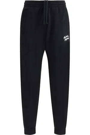 Maison Kitsuné Pants con logo estampado