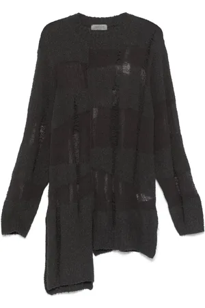 YOHJI YAMAMOTO Suéter con efecto envejecido
