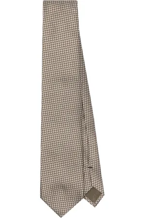 Tom Ford Corbata con motivo en jacquard