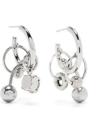 Justine Clenquet Aretes Nickie con detalles de cristal