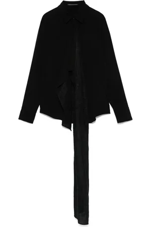YOHJI YAMAMOTO Camisa con panel drapeado